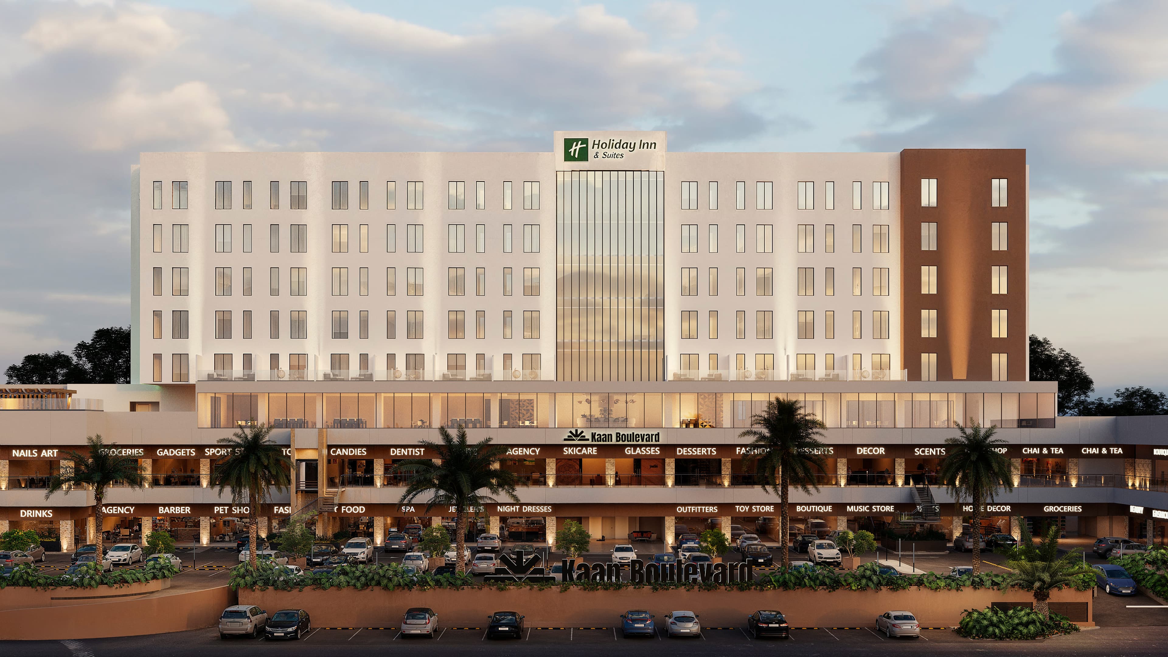 Kaan Boulevard — vista frontal del proyecto